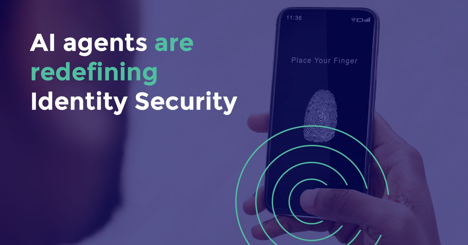 Image of someone holding a phone with an indetity check on the screen.