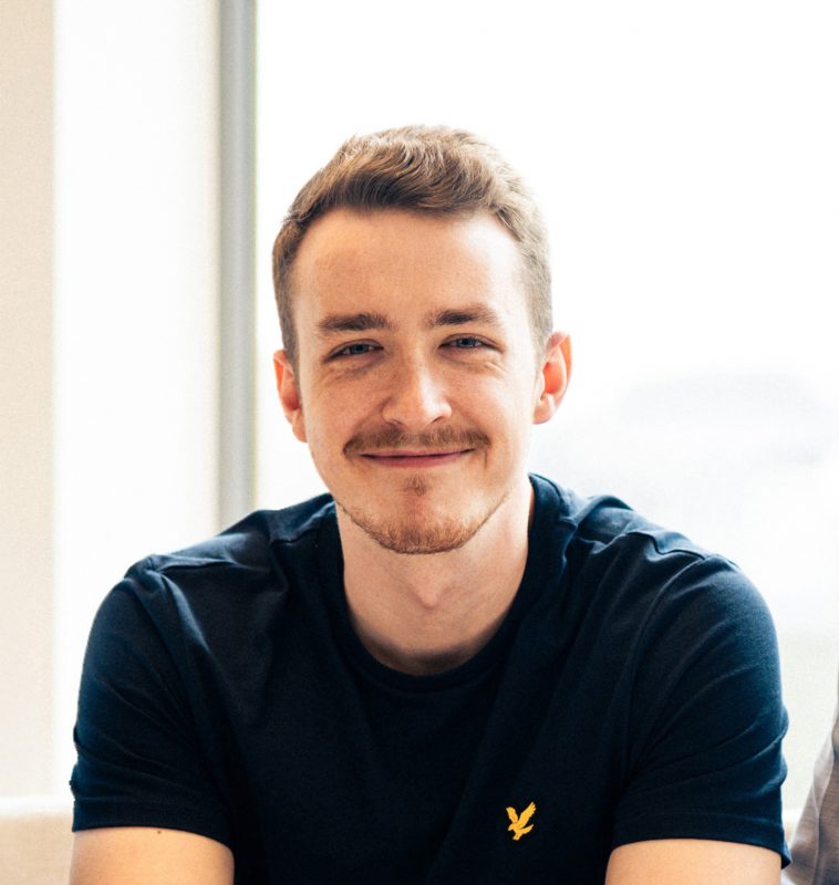 Image of Cybersecurity Consultant Kelvin Bogaerts in the office.