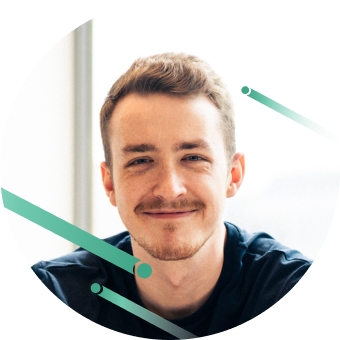 Image of Cybersecurity expert Kelvin Bogaerts in the office.
